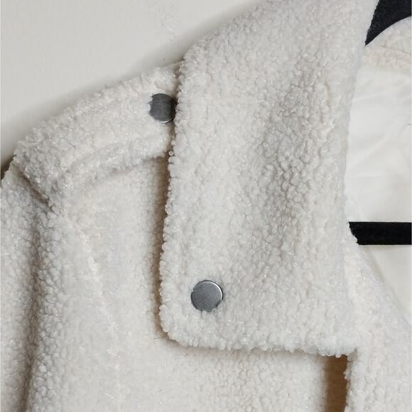 Max Studio Faux Shearling Moto Jacket - XL - NWT - Picture 3 of 9